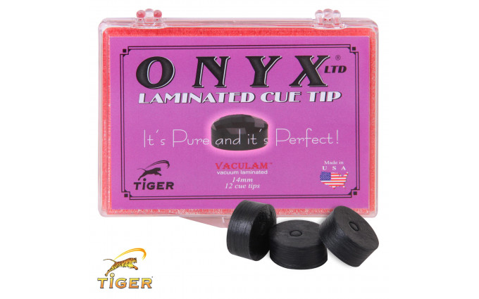 Наклейка для кия Tiger Onyx Ltd ø14мм Medium 1шт.